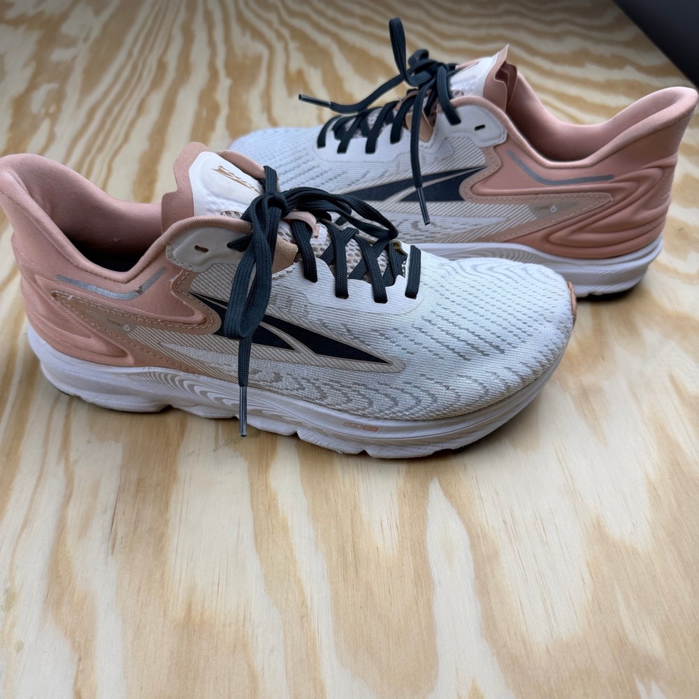 Altra Torin 6 Womens Running Shoes White Dusty Rose AL0A7R78110 Size 8.5